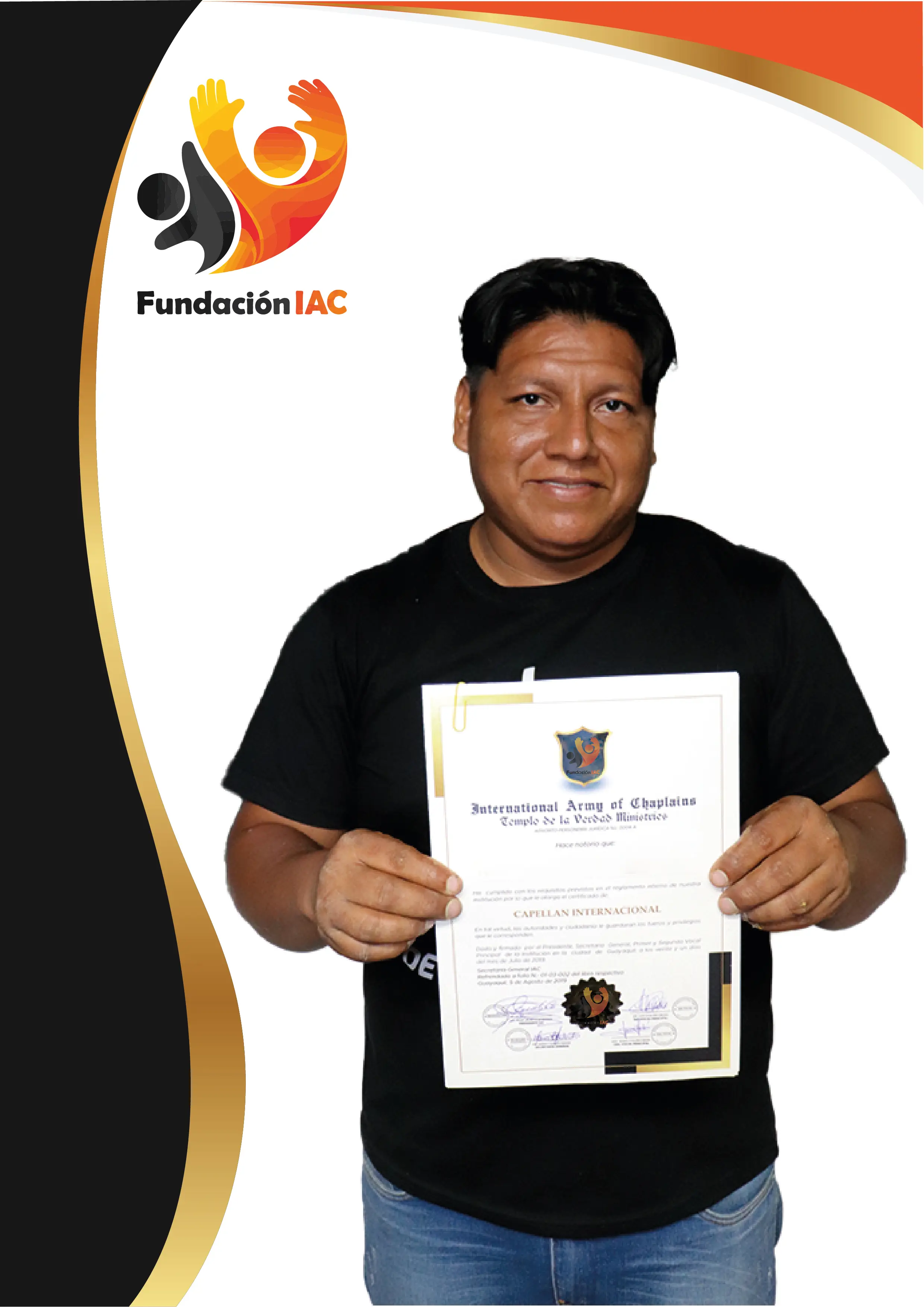 Certificado oficial emitido por la fundación — 1
